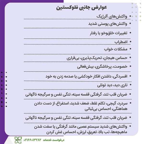 عوارض جانبی فلوکستین