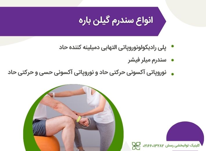 انواع سندرم گیلن باره