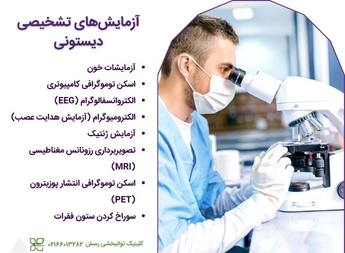 تست های تشخیص دیستونی