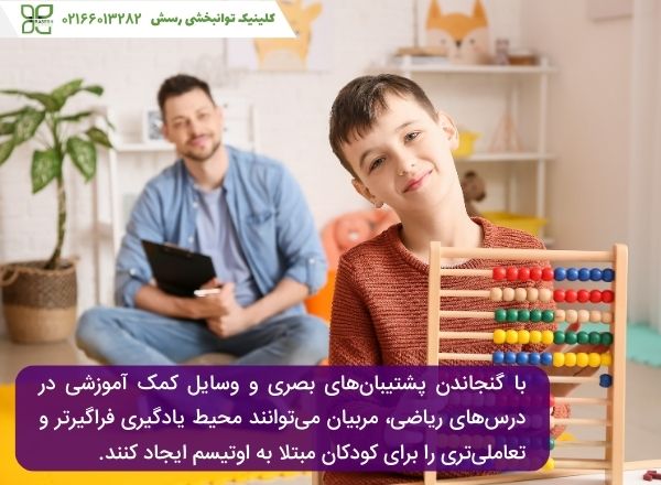 استفاده از چرتکه برای آموزش به کودک اتیسم